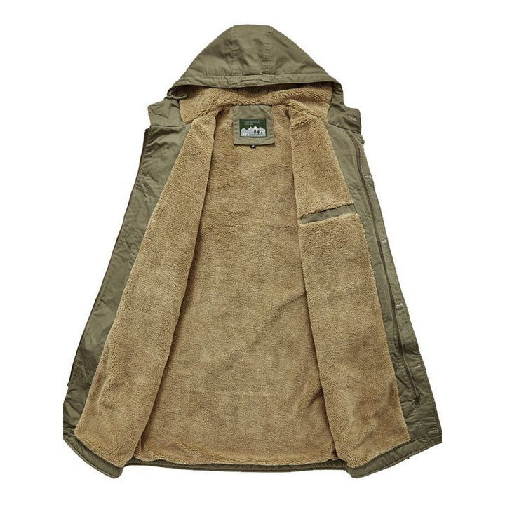 Herren Lange Parkajacke Drune