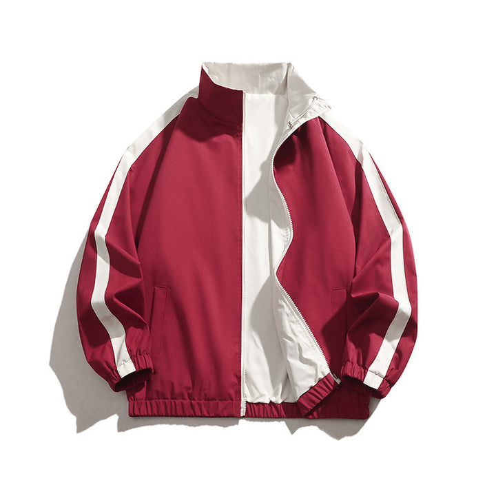 Herren Sportliche Übergangsjacke mit hohem Kragen Drune