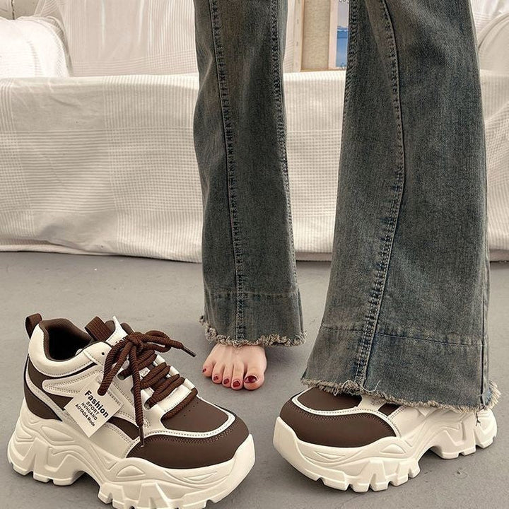 Damen Sportliche Chunky Sneakers mit innovativer Dämpfung und strapazierfähiger Obermaterialstruktur Drune