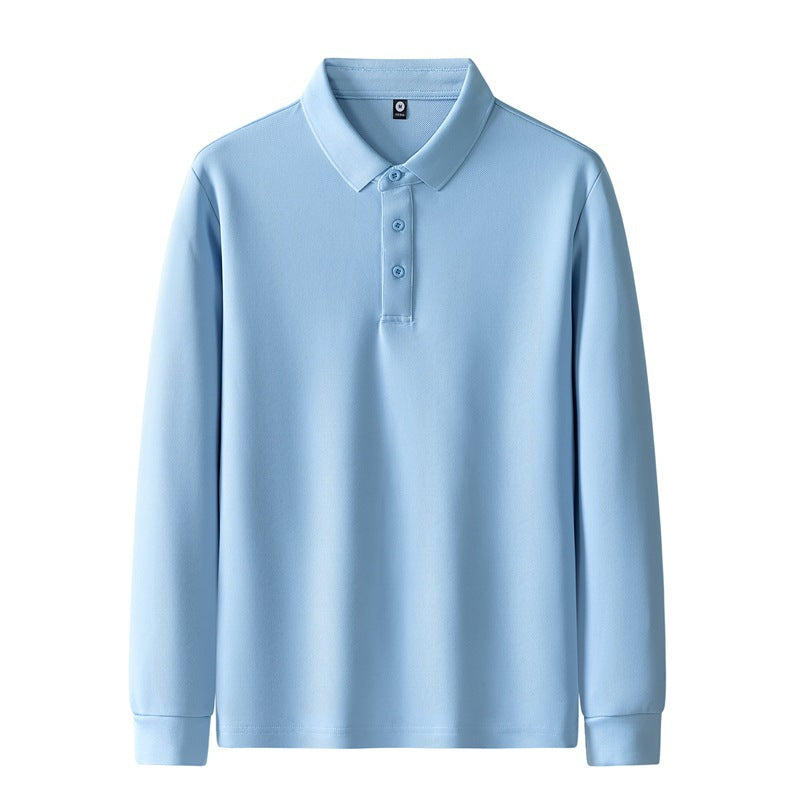 Damen Poloshirt mit langem Arm und Knopfdetails Drune