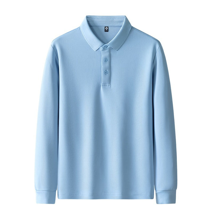 Damen Poloshirt mit langem Arm und Knopfdetails Drune