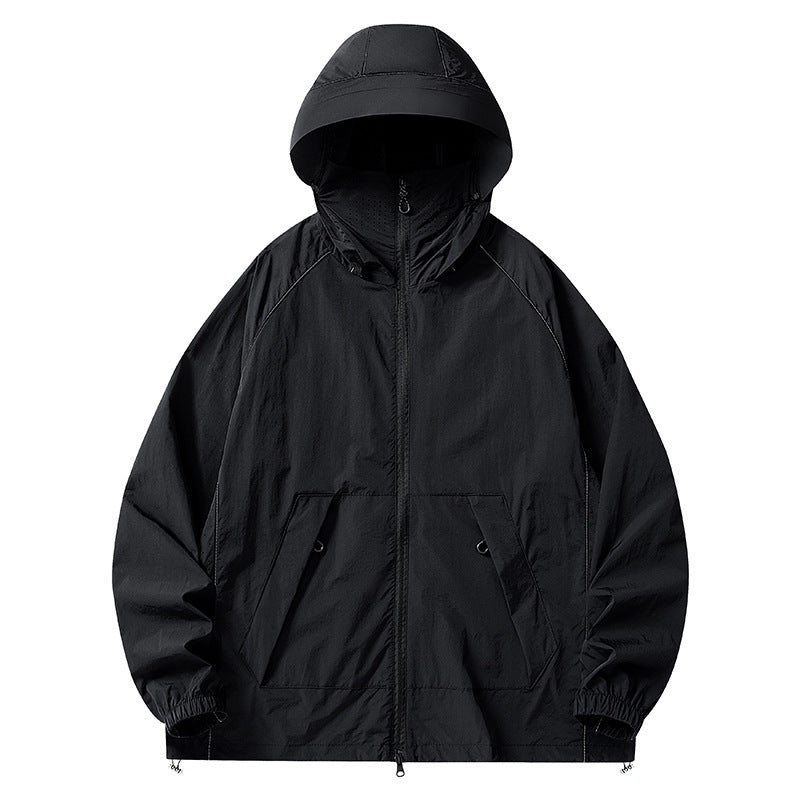 Herren Leichte wetterfeste Jacke Drune
