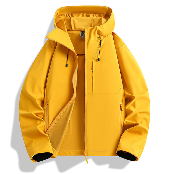 Herren Leichte und wasserdichte Outdoor-Jacke Drune