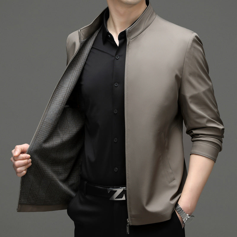 Herren moderne Sportjacke mit praktischem Stehkragen und Atmungsaktivität Drune