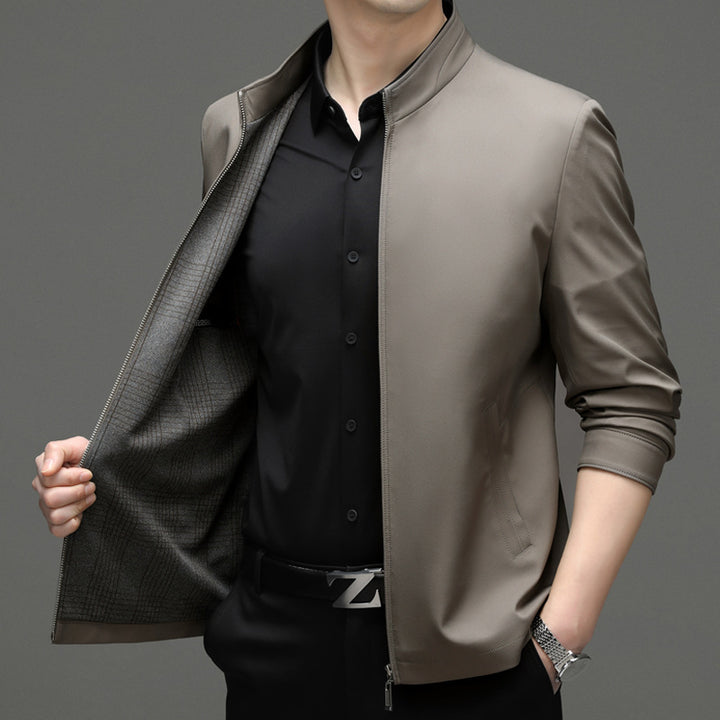 Herren moderne Sportjacke mit praktischem Stehkragen und Atmungsaktivität Drune