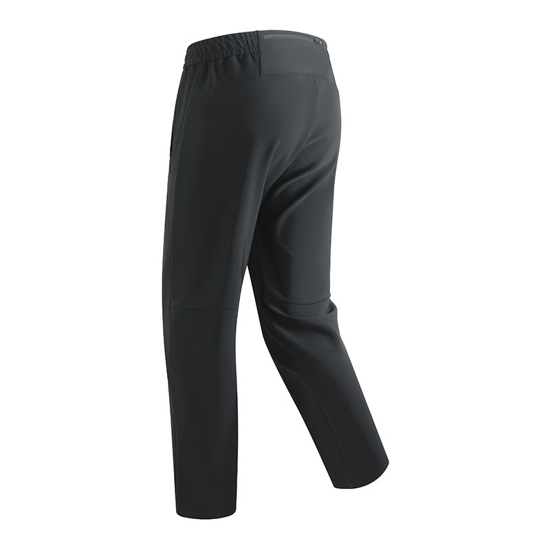 Herren Tapered Performance-Jogginghose aus stretch-Funktionsmaterial mit elastischem Bund & Reißverschlusstaschen Drune