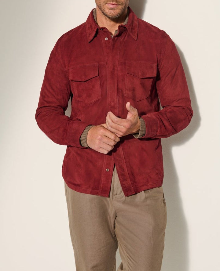 Herren hochwertige Vegan lederjacke im klassischen Design Drune