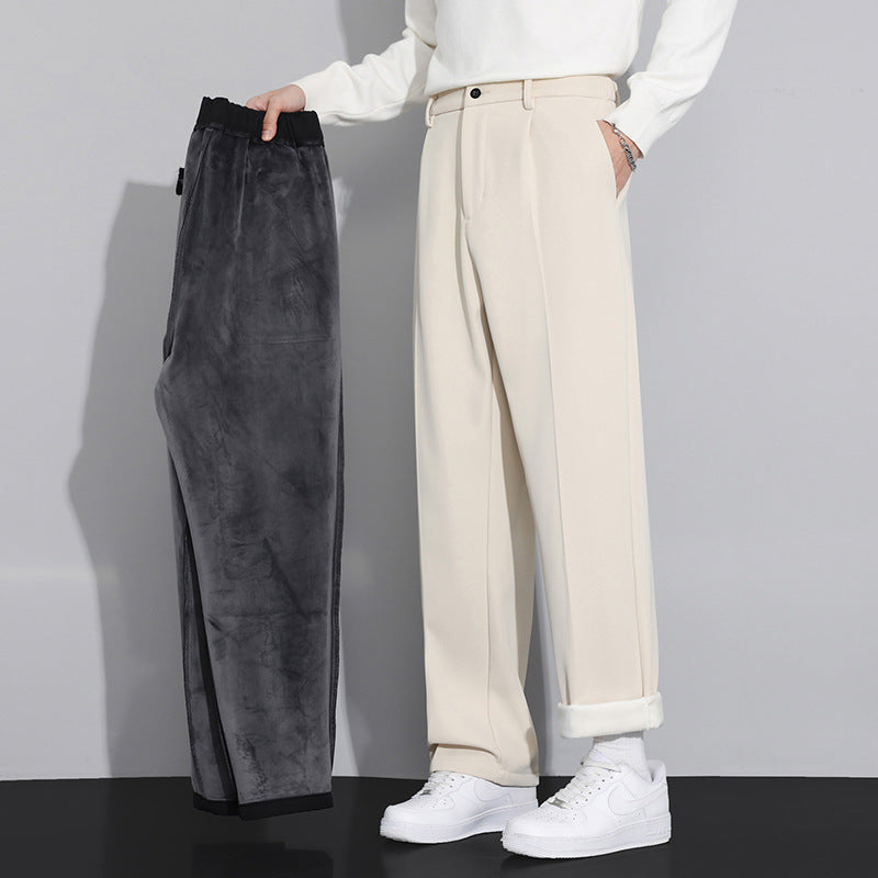 Herren Bequeme Chino-Hose mit weitem Schnitt