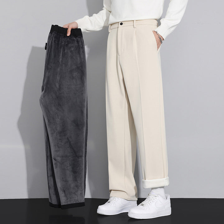 Herren Bequeme Chino-Hose mit weitem Schnitt