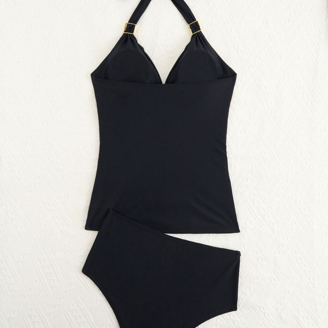 Damen Tankini-Set mit raffiniertem Schnitt und verstellbaren Trägern Drune