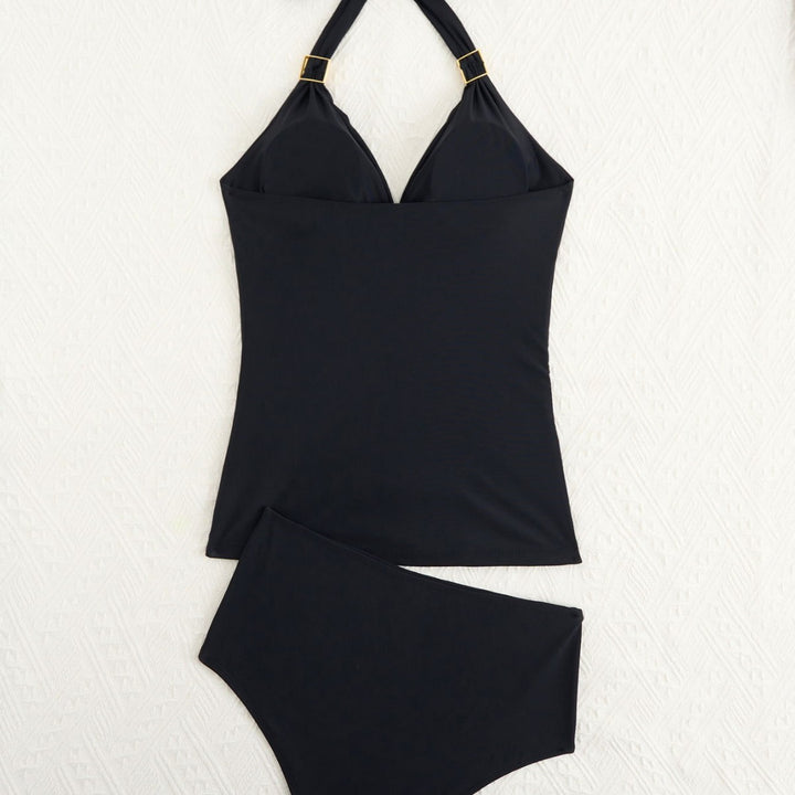 Damen Tankini-Set mit raffiniertem Schnitt und verstellbaren Trägern Drune