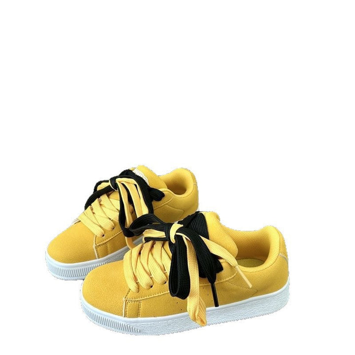 Damen Sportliche Sneakers mit Knotenschnürung und flexiblem Obermaterial Drune