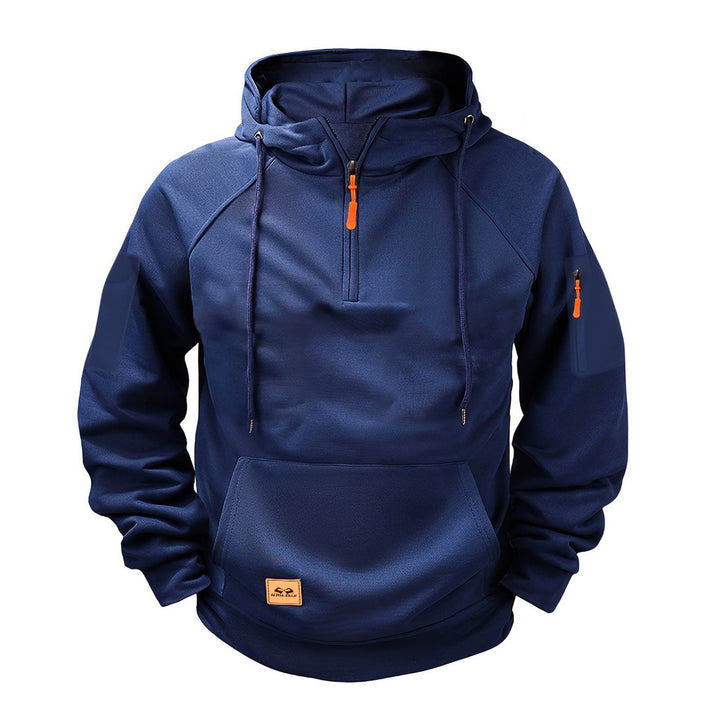 Herren sportlicher Kapuzenpullover mit praktischem Reißverschluss Drune