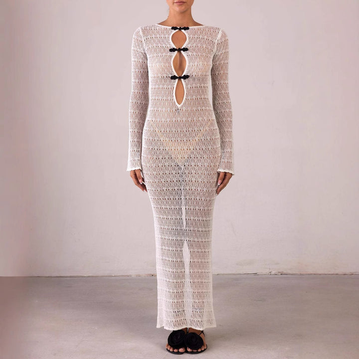 Damen Strickkleid mit innovativen Cut-Outs Drune