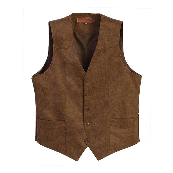 Damen Weste aus hochwertigem Kunstleder mit elegantem Schnitt Drune