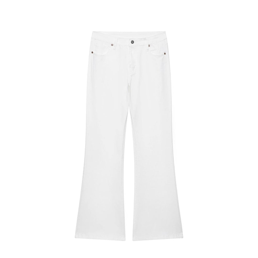 Damen Highwaist Schlagjeans mit weitem Bein und Five‑Pocket‑Design Drune
