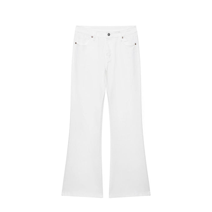 Damen Highwaist Schlagjeans mit weitem Bein und Five‑Pocket‑Design Drune