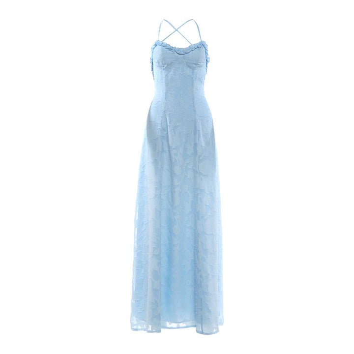 Damen Elegantes Maxikleid mit raffinierten Details Drune