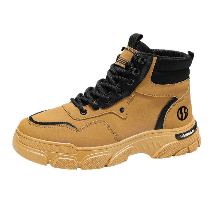 Damen modische High-Top Sneakers mit rutschfester Sohle und atmungsaktiver Konstruktion Drune