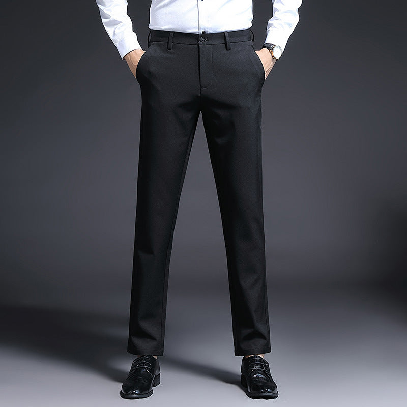 Herren Modern geschnittene Business‑Hose mit Bügelfalte, Stretch und Pflegeleichtem Mischgewebe Drune