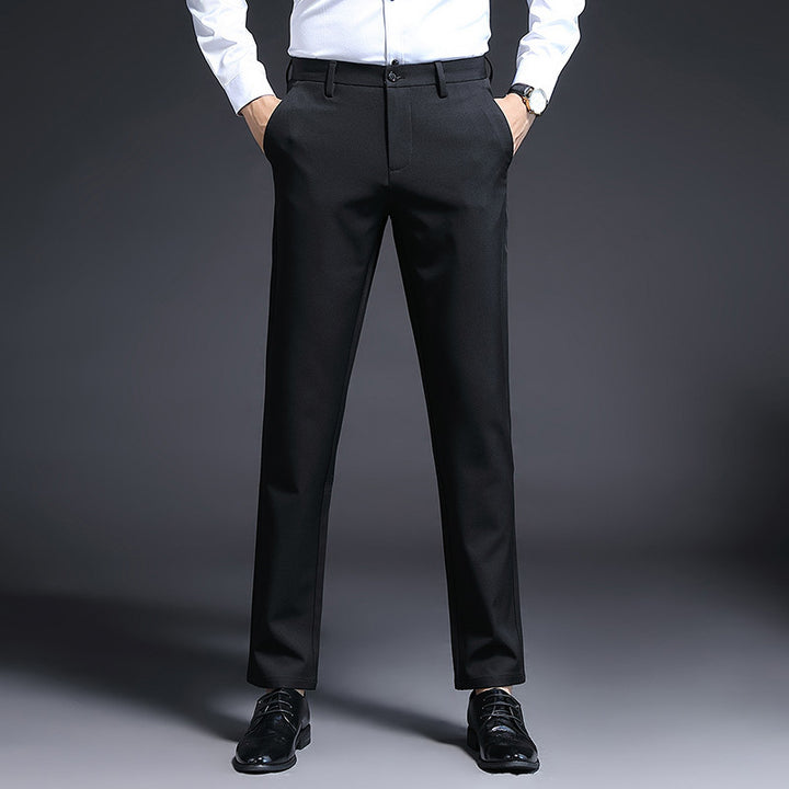 Herren Modern geschnittene Business‑Hose mit Bügelfalte, Stretch und Pflegeleichtem Mischgewebe Drune