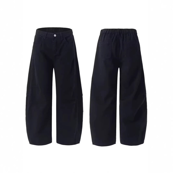 Damen Weitgeschnittene Utility-Cargo-Hose Drune
