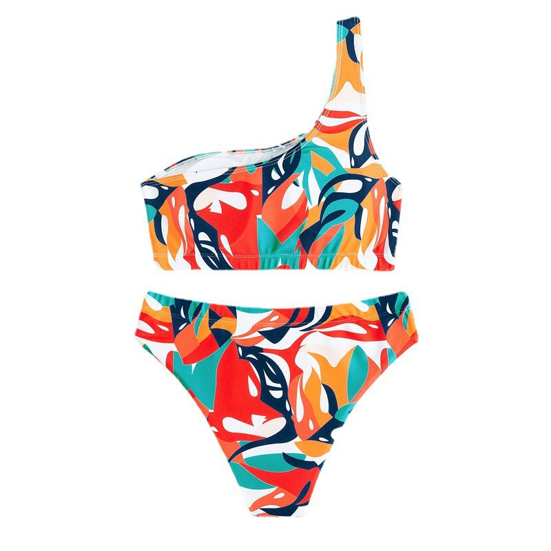 Damen asymmetrisches Bikini-Oberteil Drune