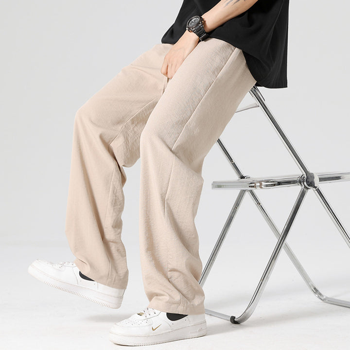 Herren Lässige Leinenhose Drune