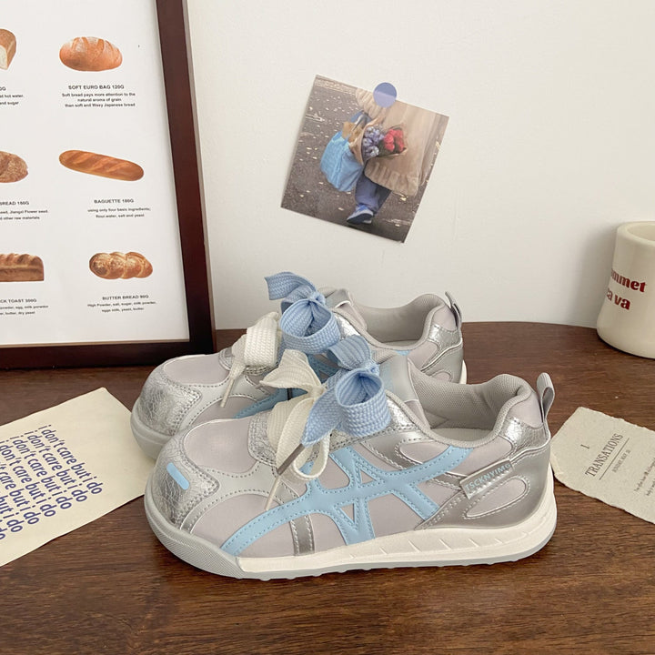 Damen Sneakers mit atmungsaktiver Mesh-Oberfläche und flexibler Gummisohle Drune