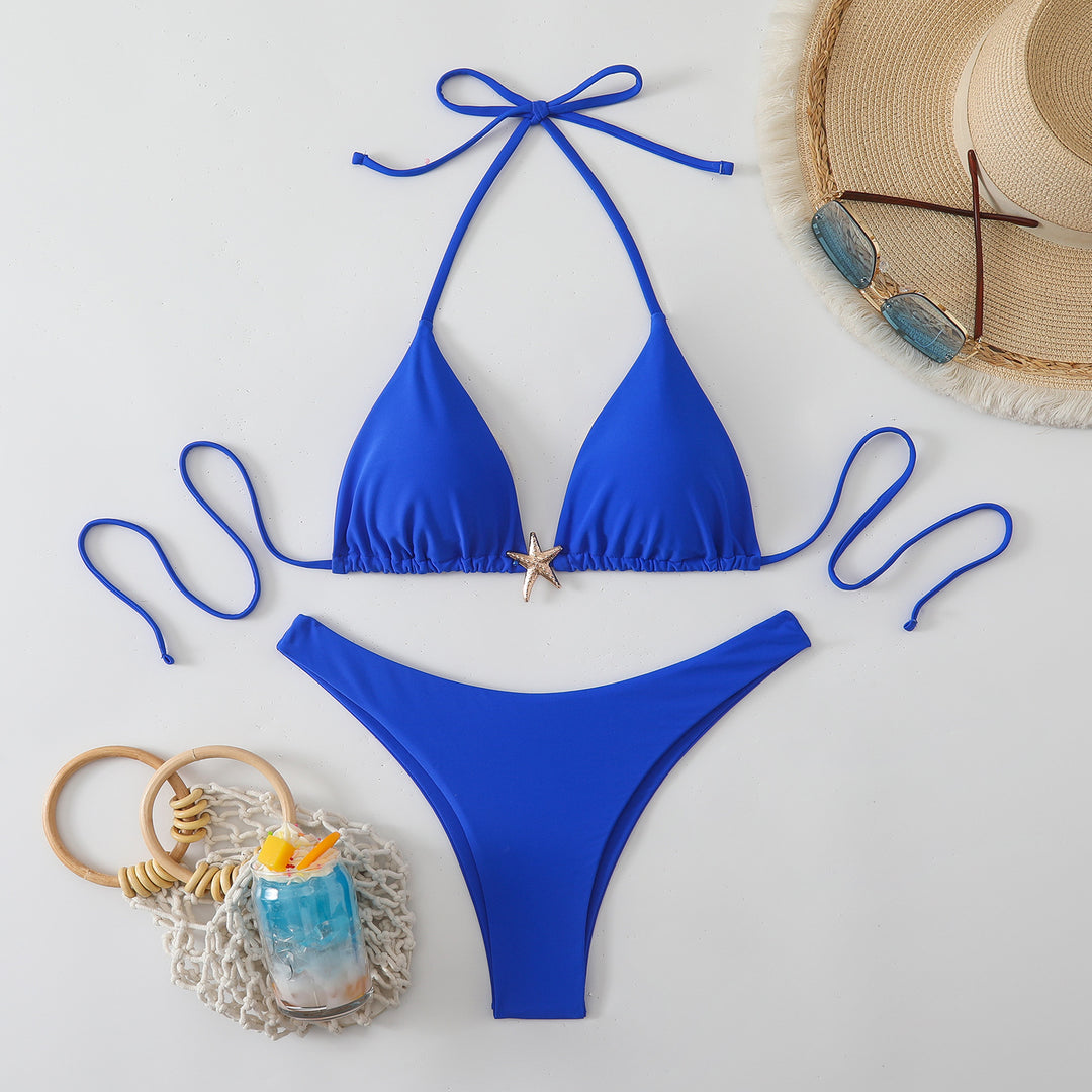 Damen Bikini mit verstellbarem Träger Drune
