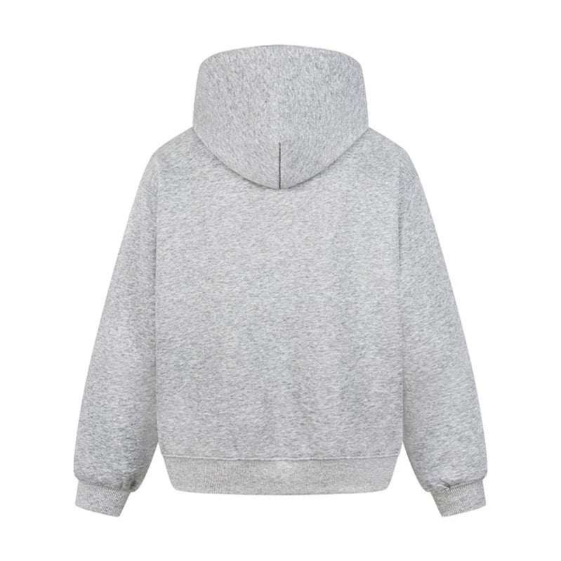 Damen Oversize Kapuzenpullover mit Kängurutasche und Leo‑Stern‑Print Drune