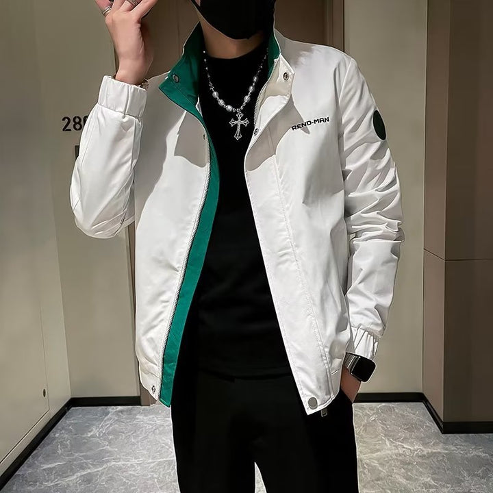 Herren modische Übergangsjacke mit atmungsaktivem und wasserabweisendem Material Drune