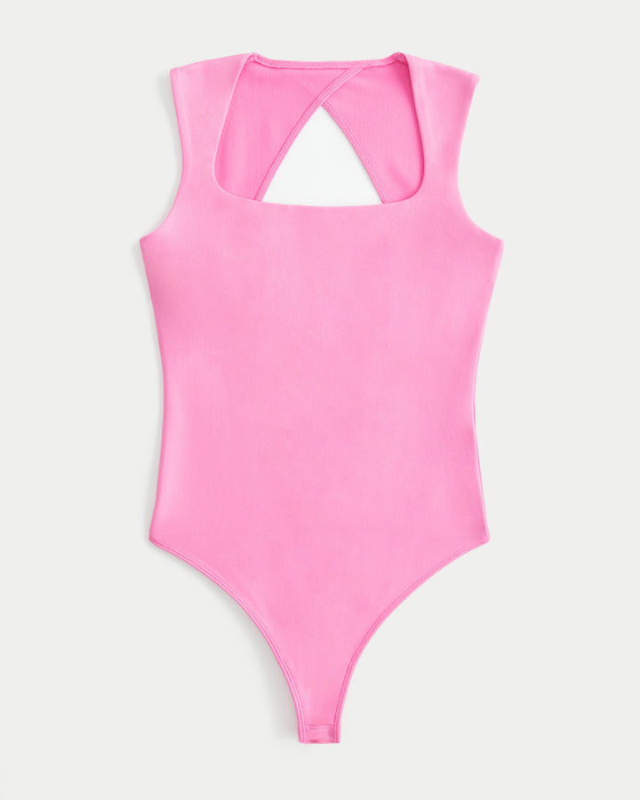 Damen Sportlicher Body mit Kreuzrücken Drune
