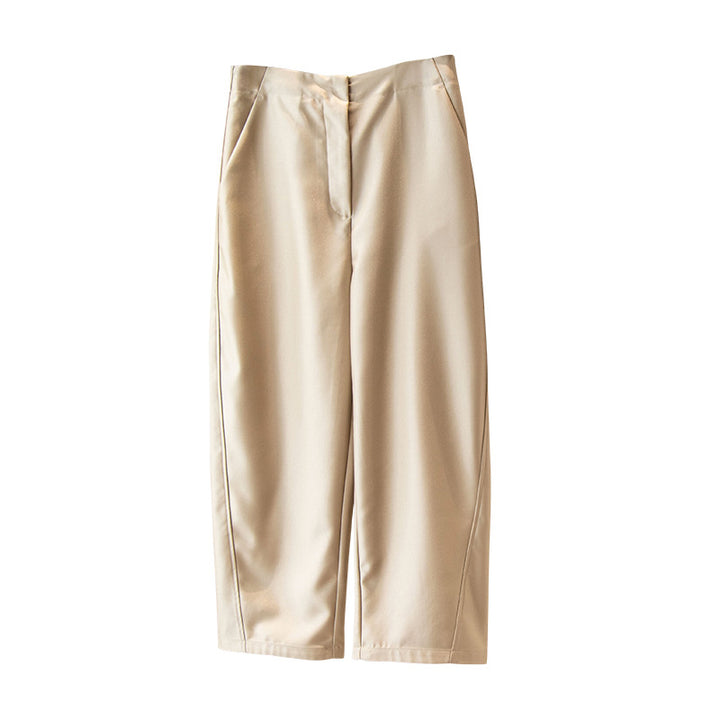 Damen Elegante weite Stoffhose Drune