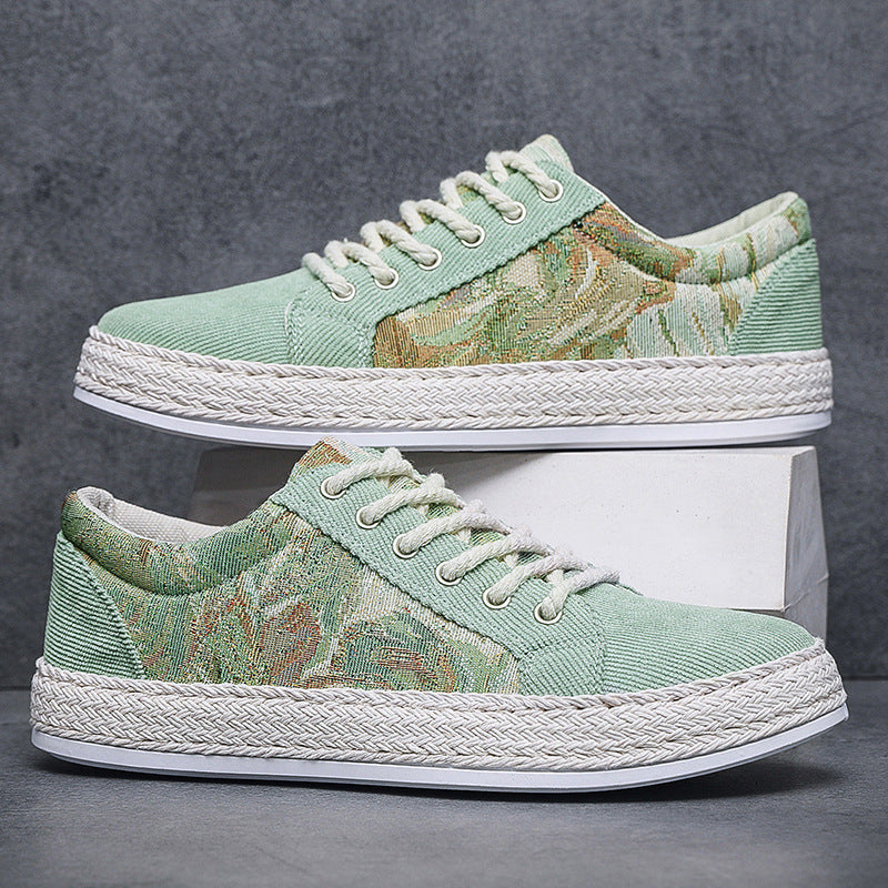 Damen Modische Stoff Sneakers