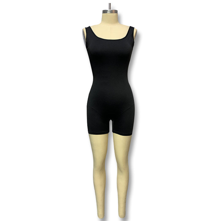 Damen Eleganter und figurbetonter Sport-Jumpsuit Drune