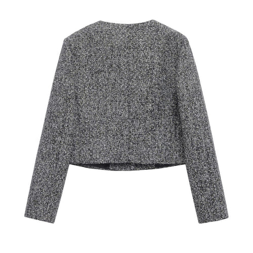 Drune | Texturiertes kleines Chanel-Style-Jackett