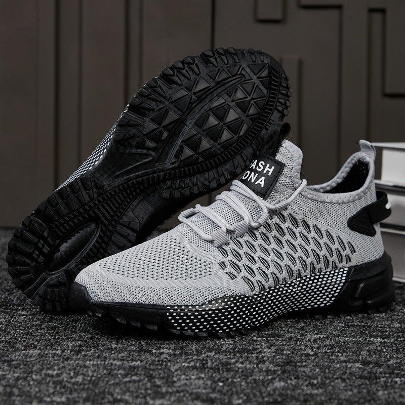 Herren Strick-Sockensneaker für Training und Trail mit robuster Profilsohle Drune