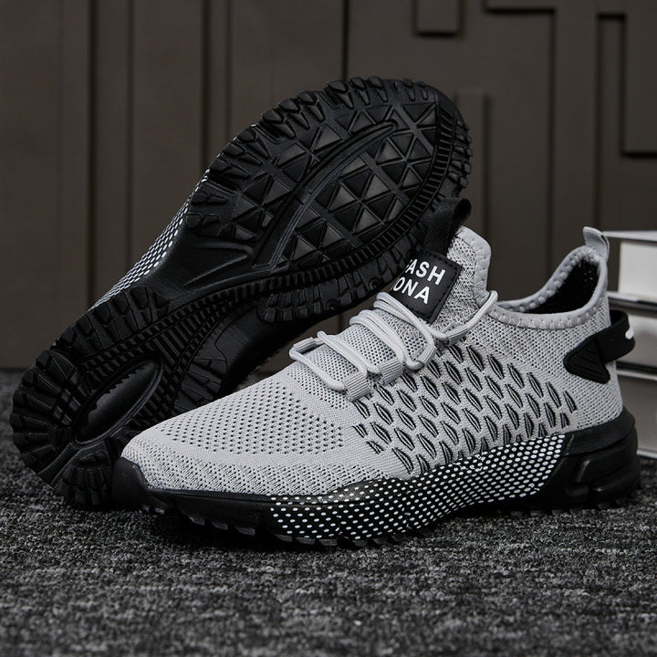 Herren Strick-Sockensneaker für Training und Trail mit robuster Profilsohle Drune