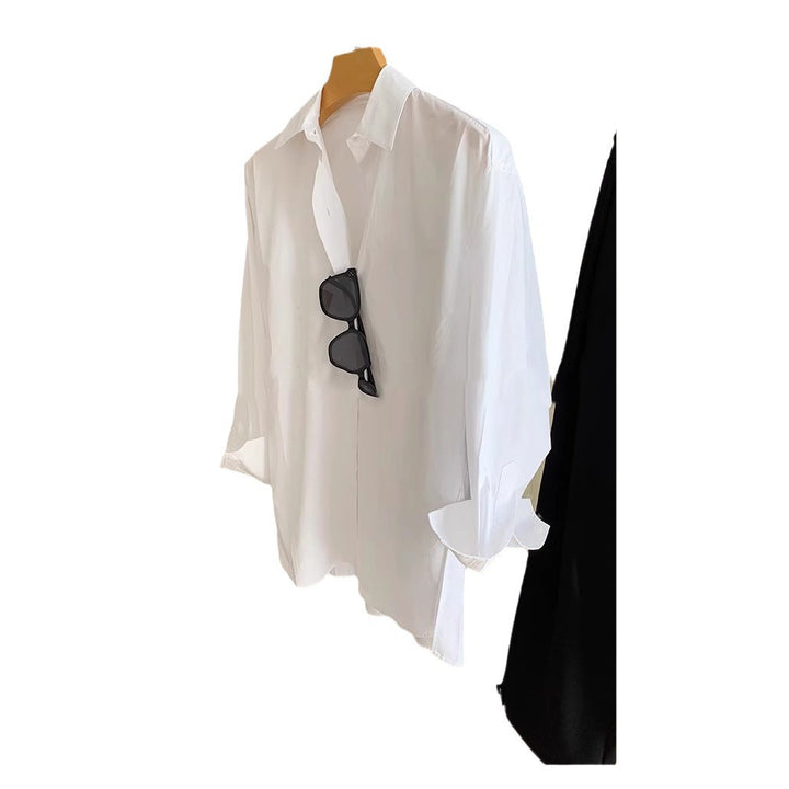 Damen Lässige Oversized-Bluse Drune