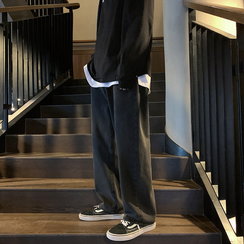 Herren Lässige Baggy-Jeans Drune