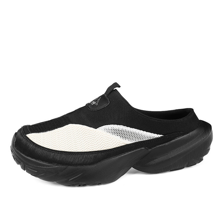 Unisex Slip-On Clog-Sneaker mit dicker Profilsohle und atmungsaktivem Mesh-Oberschuh Drune