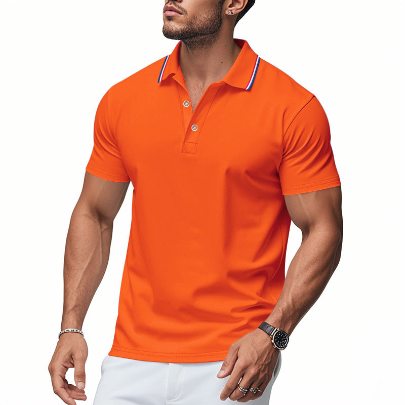 Herren Poloshirt mit modernem Kragen und feuchtigkeitsregulierender Technologie Drune