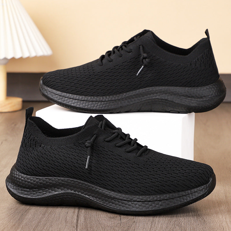 Damen Sportliche Leichtgewicht Sneakers mit flexiblem Obermaterial und rutschfester Sohle Drune