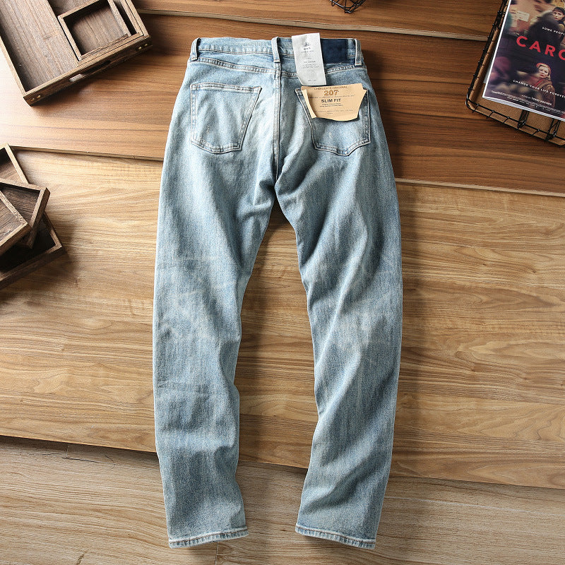 Herren Designer Jeans mit Destroyed-Details Drune