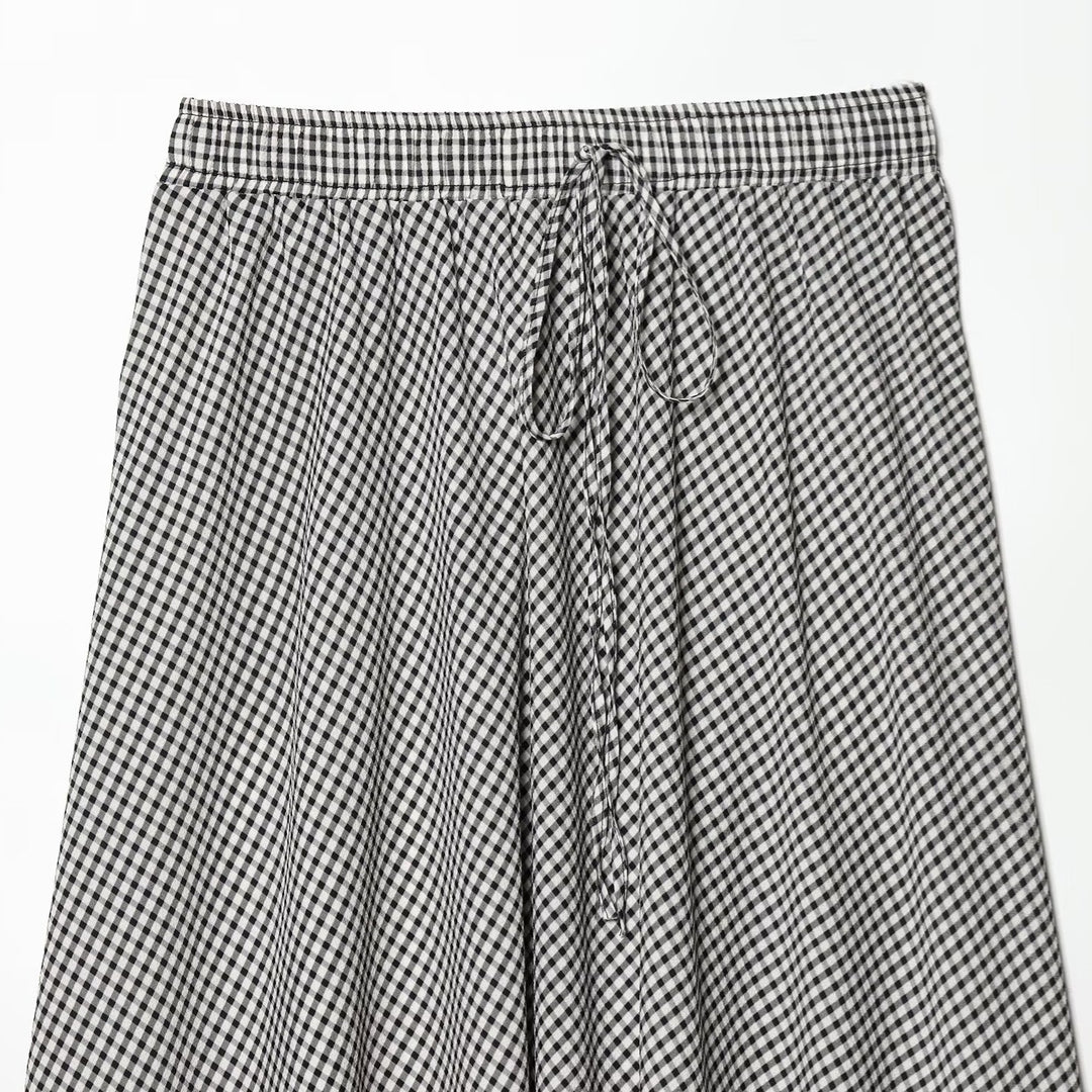 Damen Midirock mit elastischem Bund und nahtloser Verarbeitung Drune