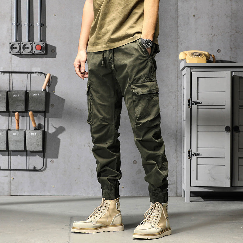 Herren Tapered‑Cargohose im Joggerstil mit elastischem Komfortbund und großzügiger Taschenorganisation Drune