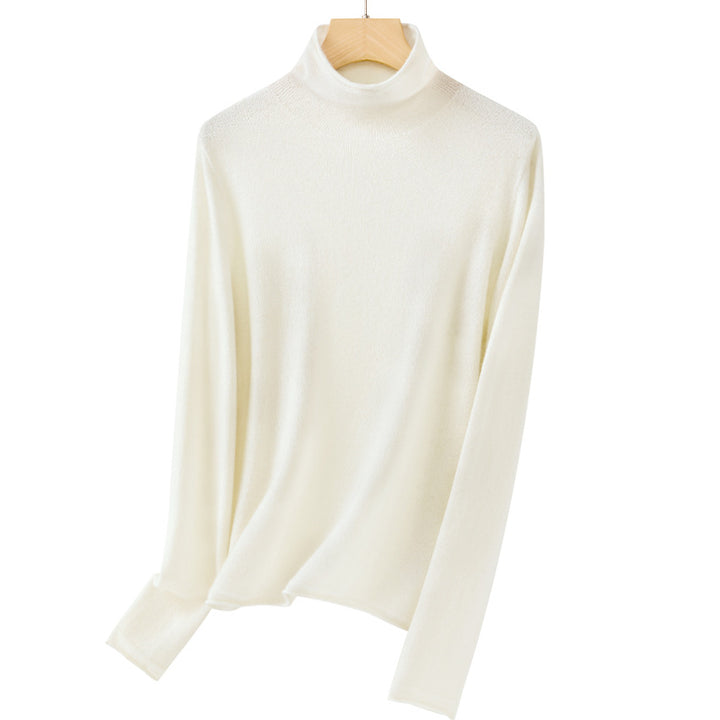 Damen Feiner Rollkragenpullover aus ultraleichtem Feinstrick mit schlanker Silhouette Drune