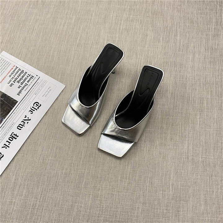 Damen elegante Mules mit geschwungenem Design Drune