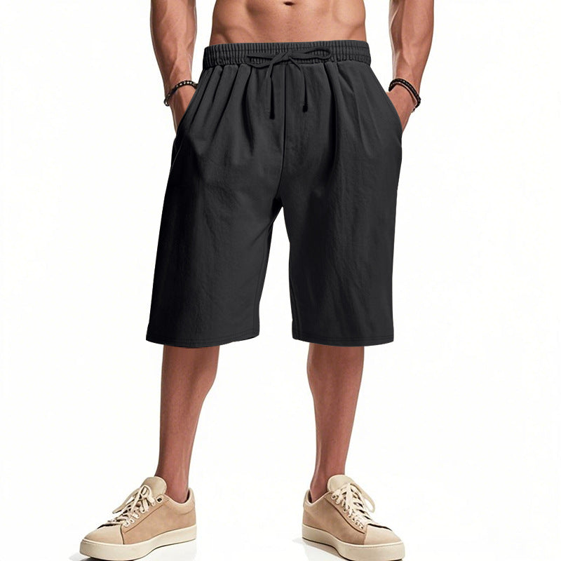 Herren bequeme Cargo-Shorts mit elastischem Bund und großzügigen Taschen Drune